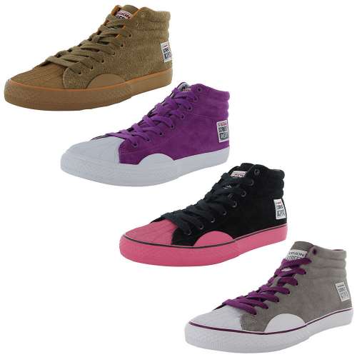 Vision Street Wear Womens Suede Hi Retro Skate Shoe Deals in America